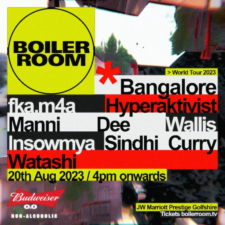 Boiler Room World Tour 2023 Bangalore GigHub