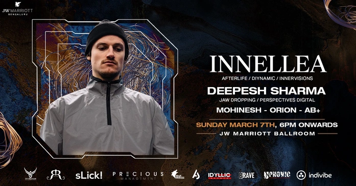 INNELLEA (Afterlife / Diynamic / Innervisions) in Bangalore | Sunday March 7th