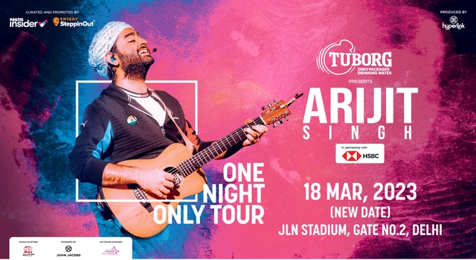 Arijit Singh - One Night Only Tour, Delhi 2023