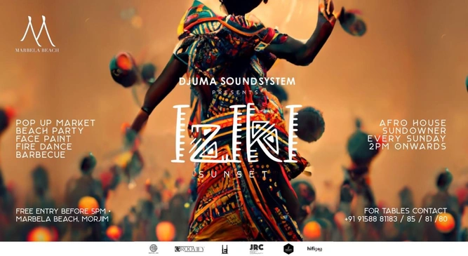 Djuma Soundsystem Presents IZIKI at Marbela Beach (Every Sunday)