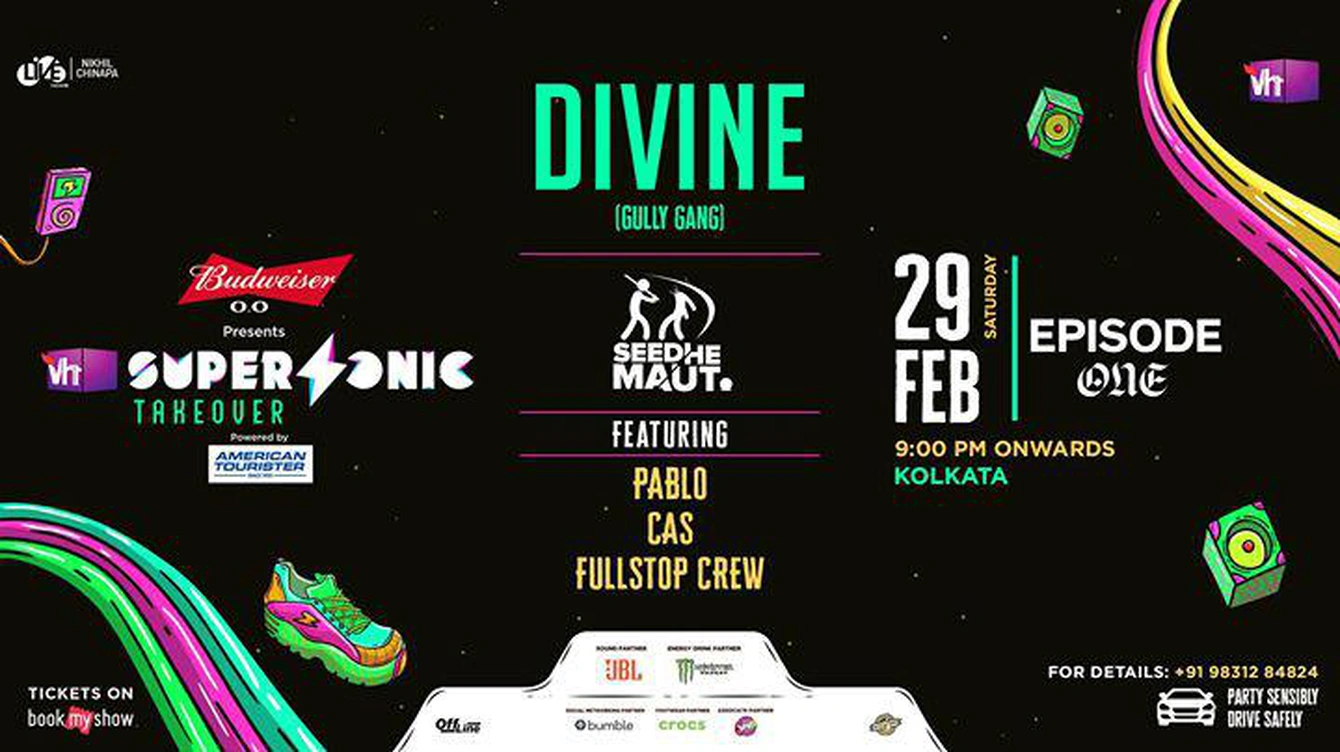 Vh1 Supersonic Takeover ft. DIVINE (Gully Gang) & Seedhe Maut