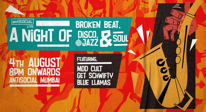antiSOCIAL Live presents: A Night of Broken Beat, Disco, Jazz and Soul