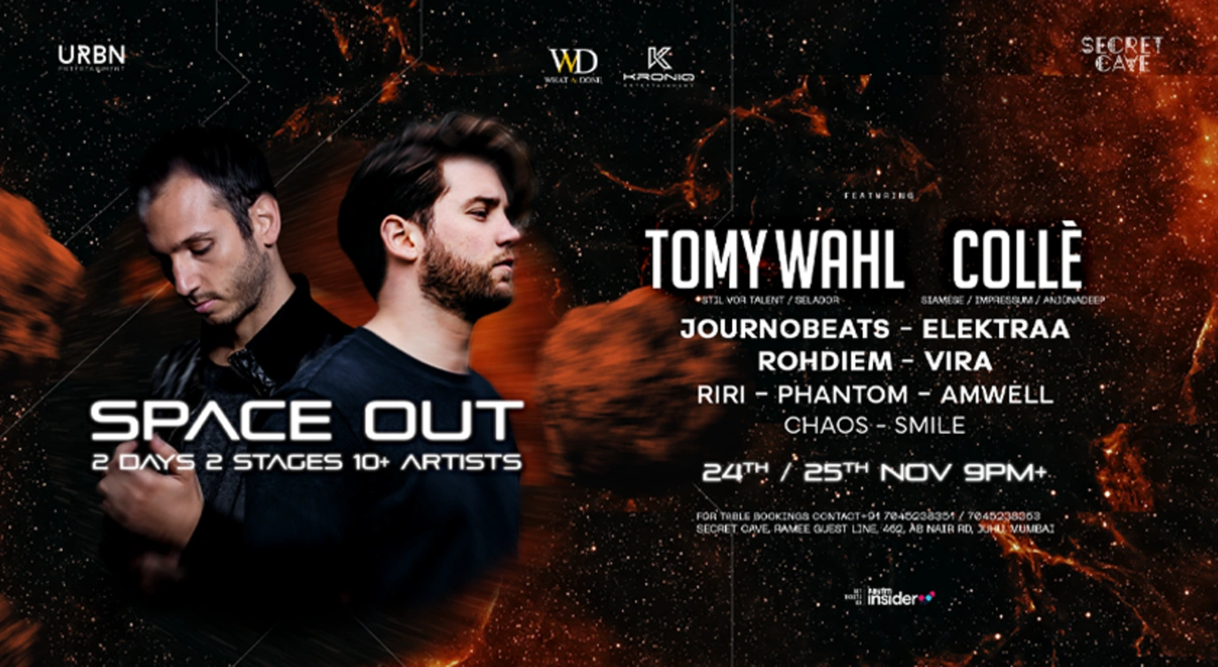 Kroniq X WhatNDone Presents 'SpaceOut' Ft. Tomy Wahl & Colle at Secret Cave