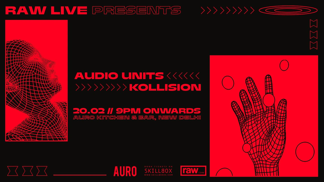Raw Live Presents Audio Units & Kollision