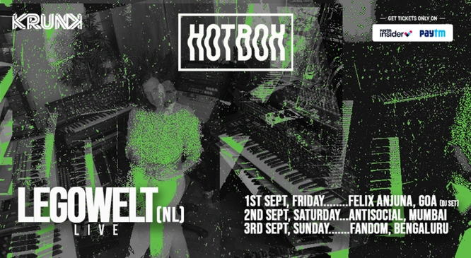 Krunk presents Hotbox ft Legowelt (NL), Rafiki b2b Dreamstates @ antiSOCIAL, Mumbai