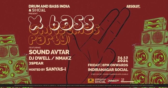 DnBIndia & Social present 'X-Bass' (Christmas Party)