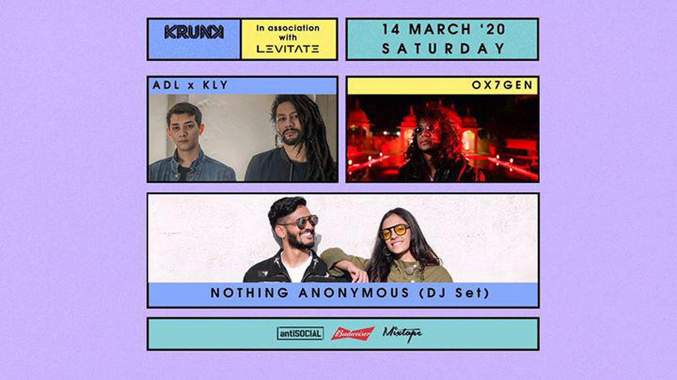 Krunk Presents: Ox7gen, Nothing Anonymous (DJ Set), Adlxkly
