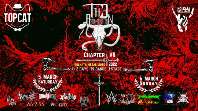 The Abomination Chapter VII ( Kolkata Metal Unite)
