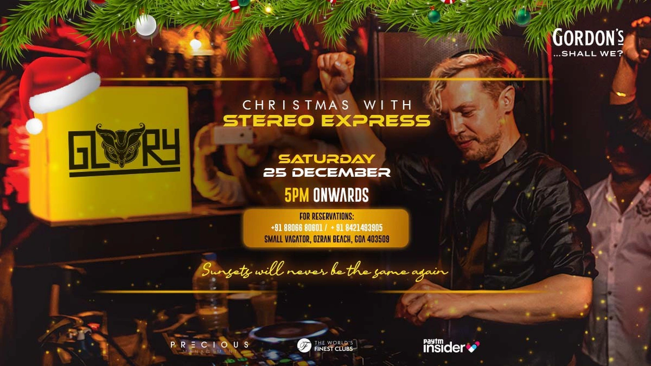 Christmas with Stereo Express @GLORY, Goa