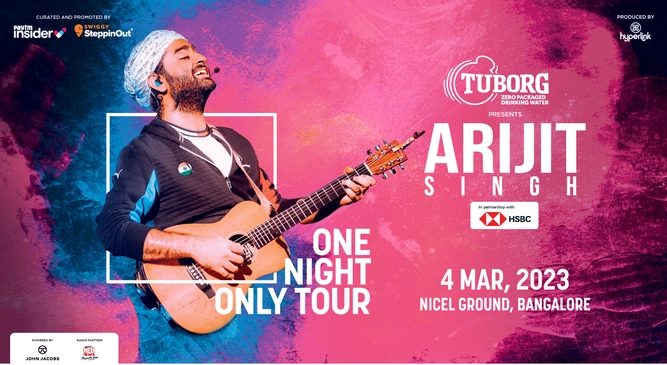 Arijit Singh - One Night Only Tour, Bangalore 2023