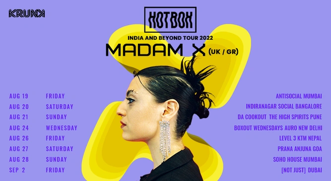 Krunk presents Hotbox ft. Madam X @ CookOut, High Spirits, Pune