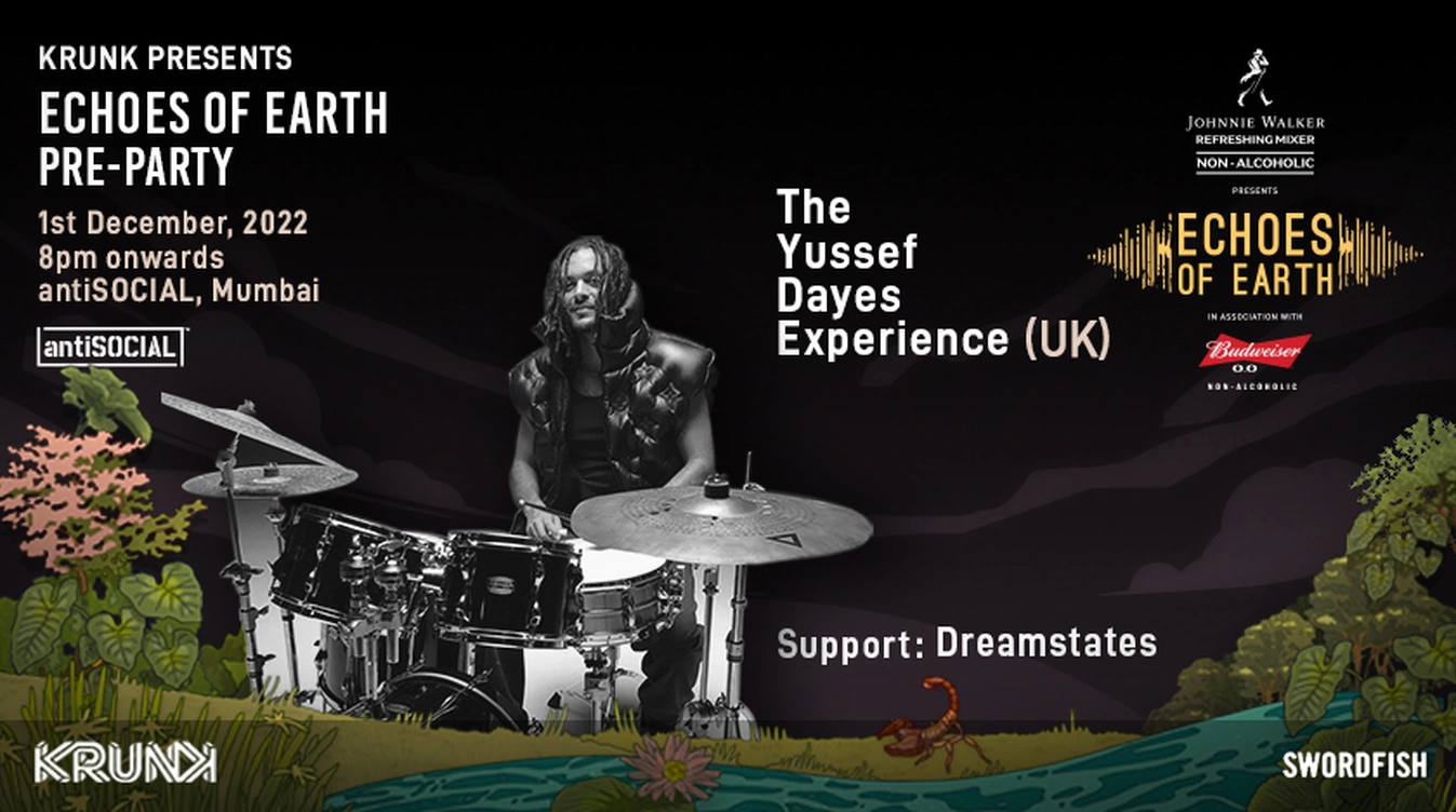 KRUNK presents The Yussef Dayes Experience @ Echoes of Earth Pre-Party @ antiSOCIAL, Mumbai