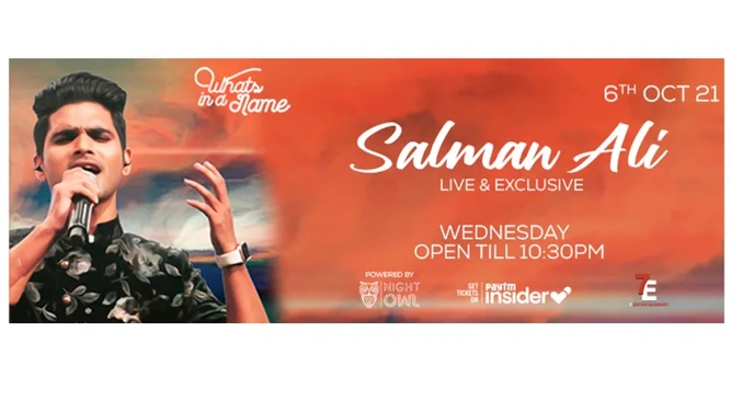 Salman Ali Live in Kolkata at Whats in d Name