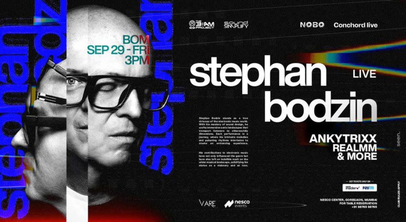 Stephan Bodzin Live at Nesco Center | Mumbai