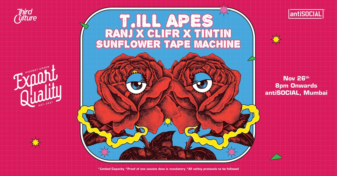 EQR Showcase: T.ill APES, Ranj x Clifr x Tintin, Sunflower Tape Machine