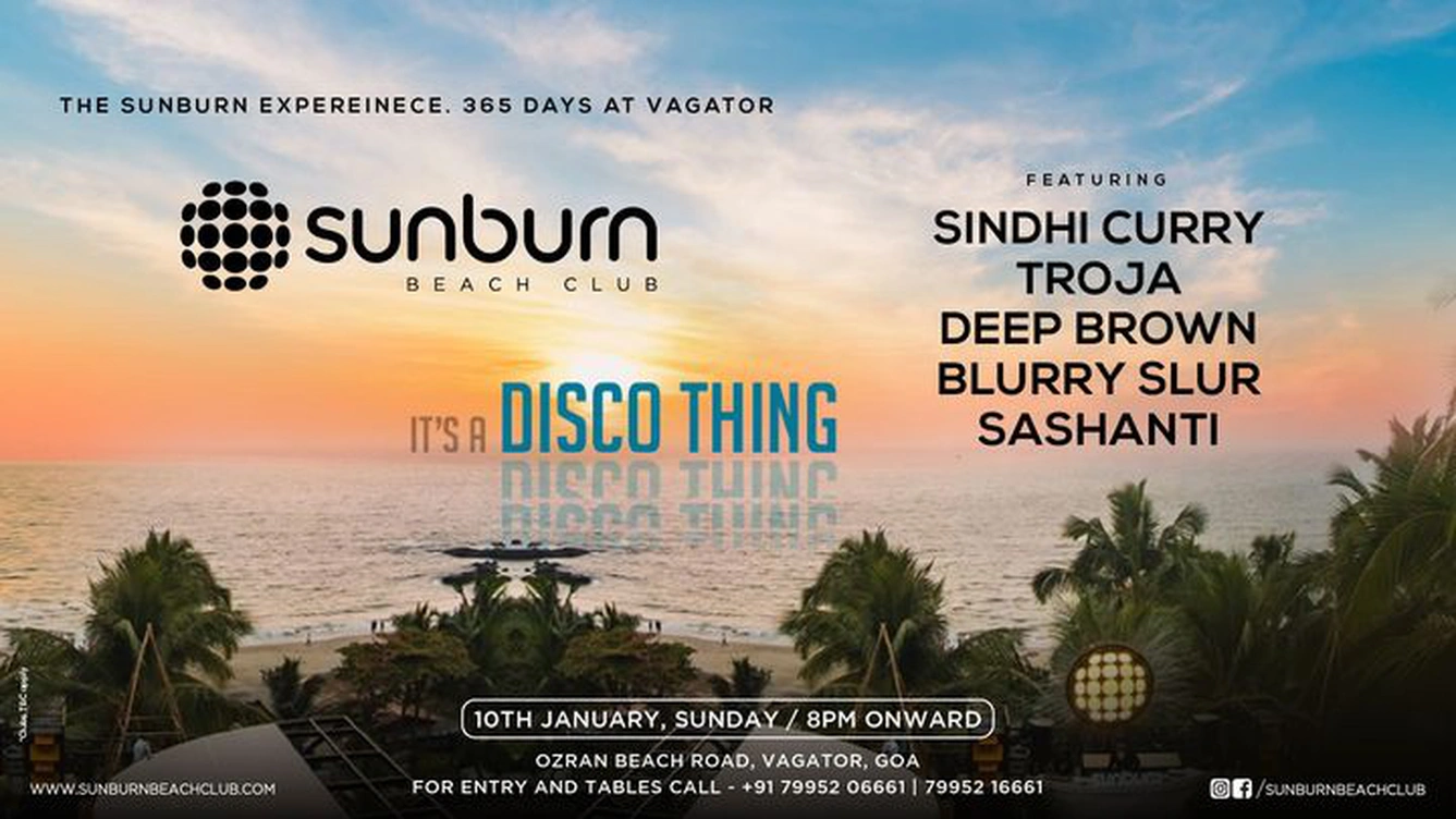 Disco thing at Sunburn beach Club