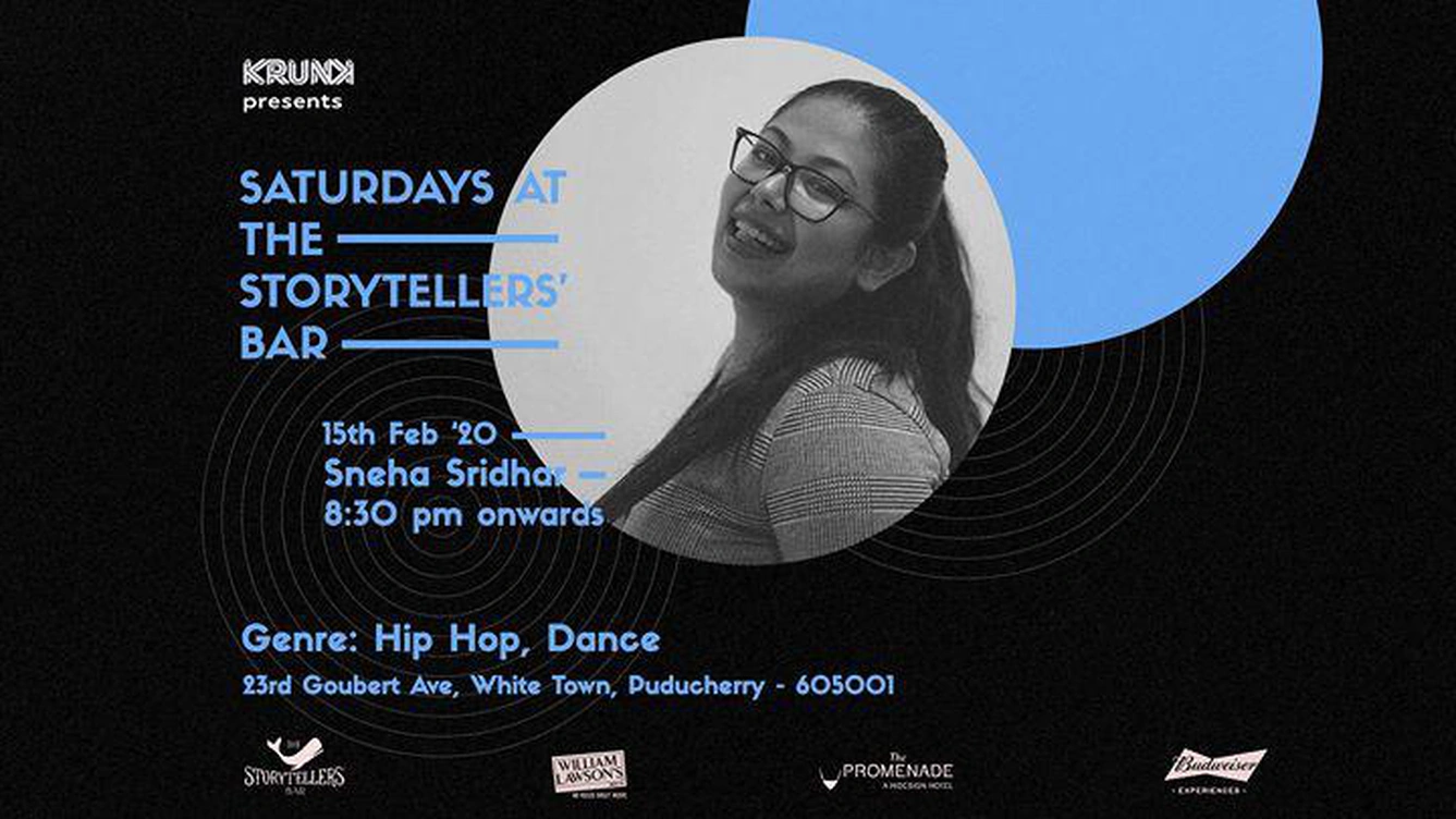 Saturdays ft Sneha Sridhar at The Storytellers Bar | Pondicherry