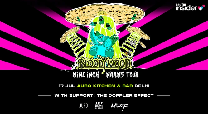 Bloodywood Nine Inch Naans India Tour 2022 - Delhi