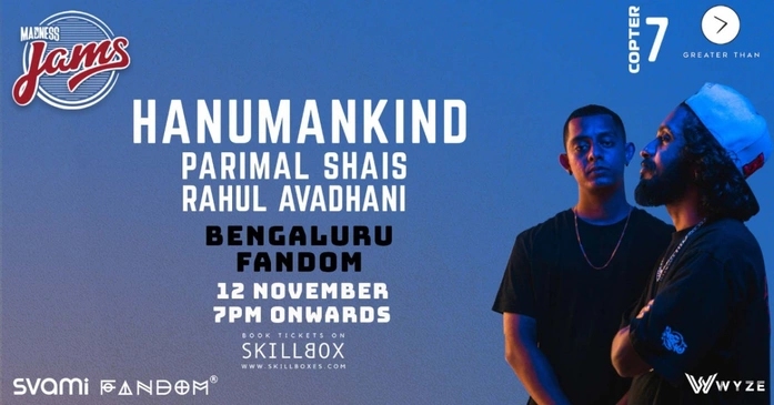 Madness JAMS | Hanumankind + Parimal Shais | Bengaluru
