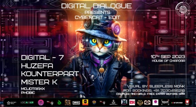 Digital Dialogue presents -CYBERCAT EDIT at House of Chapora