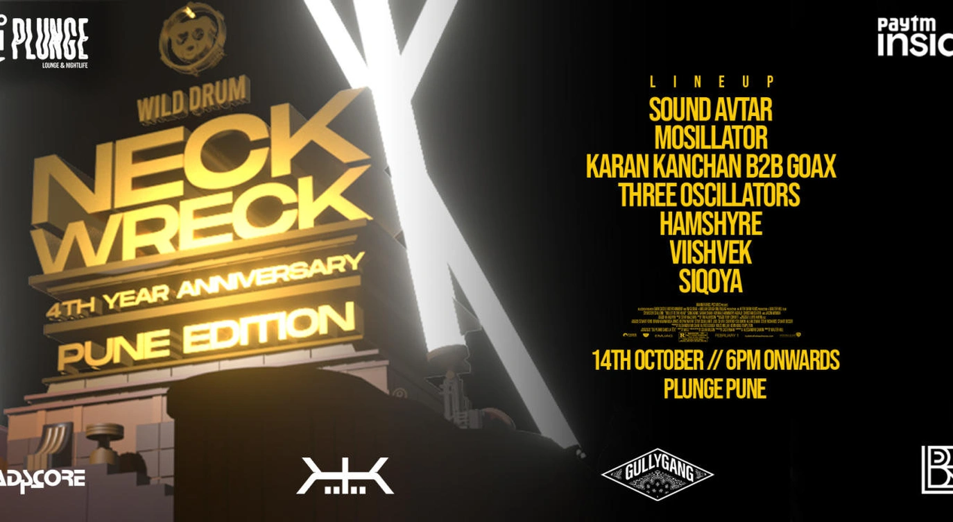 Wild Drum presents Neckwreck 4th Year anniversary - Pune Edition