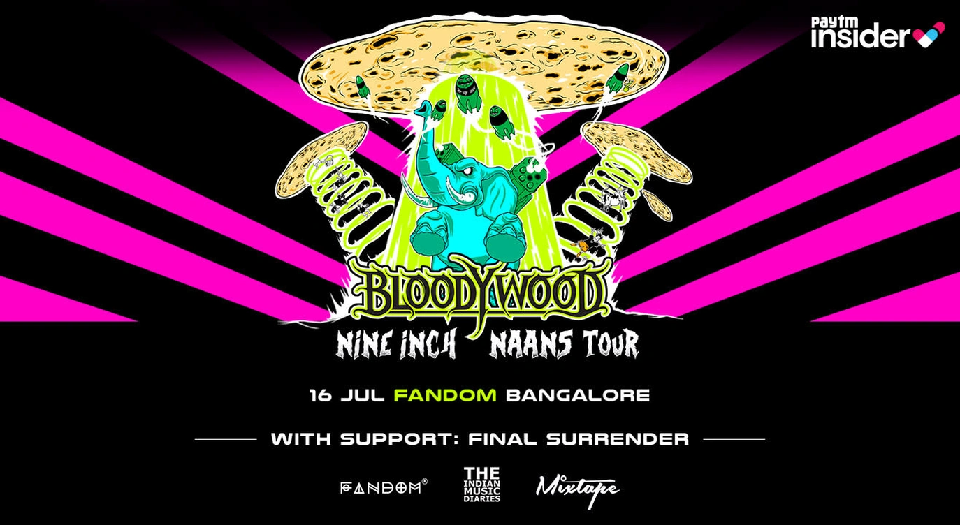 Bloodywood Nine Inch Naans India Tour 2022 - Bangalore
