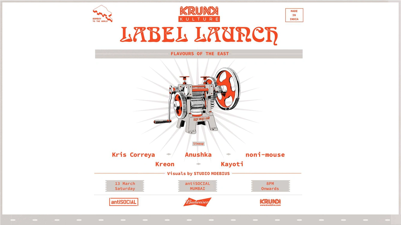 Krunk Kulture Label Launch: Anushka, Kris Correya, Kreon, noni-mouse & kayoti @ antiSOCIAL, Mumbai