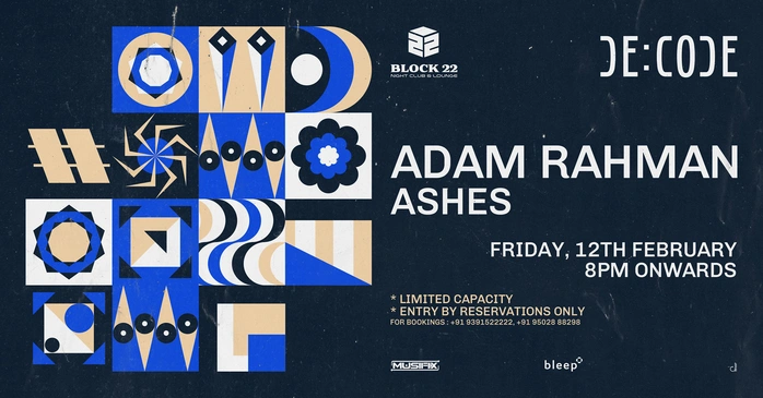 DE:CODE feat. Adam Rahman & Ashes