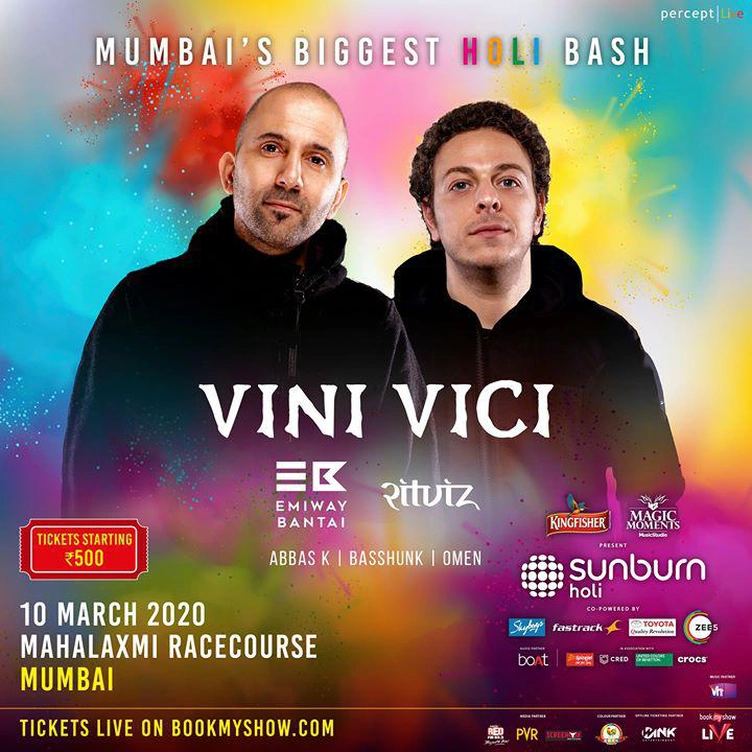 Sunburn Holi with Vini Vici - Mumbai