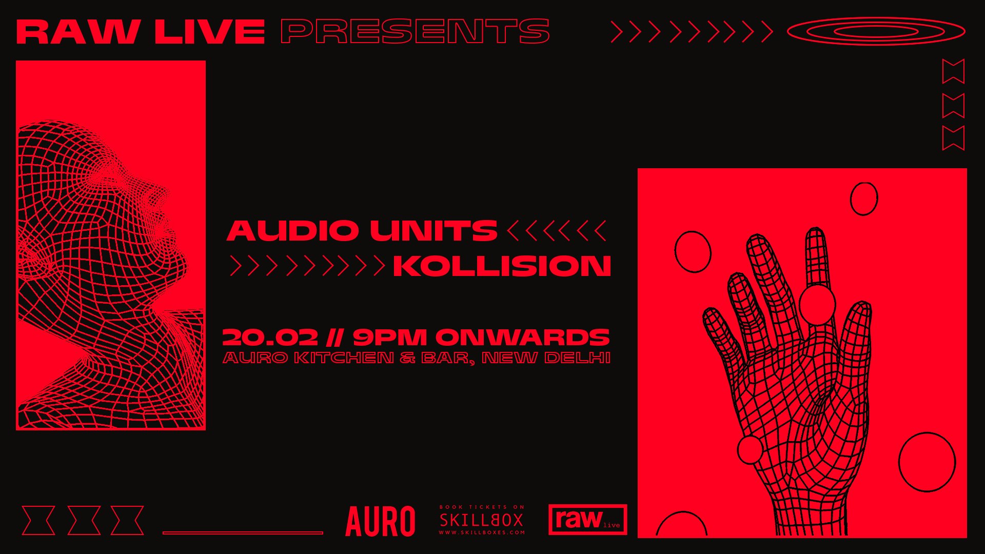 Raw Live Presents Audio Units Kollision Gighub