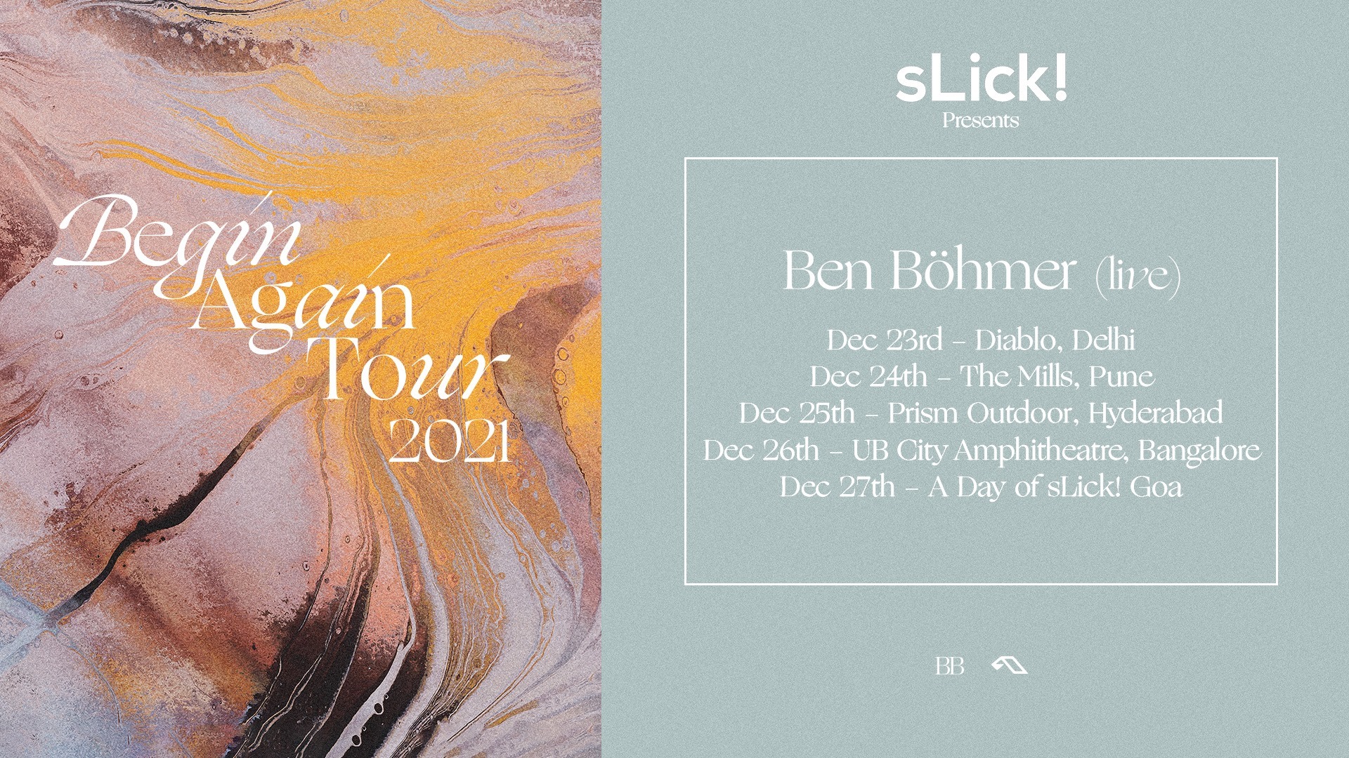 Ben Bohmer (Live) Begin Again Tour Goa GigHub